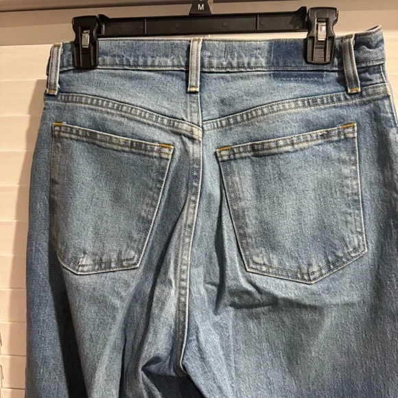 NWOT Abercrombie & Fitch The 90’s Straight Ultra High Rise Curve Love Denim Jean - Picture 5 of 5